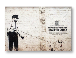 Vászonkép Street Art - Banksy 