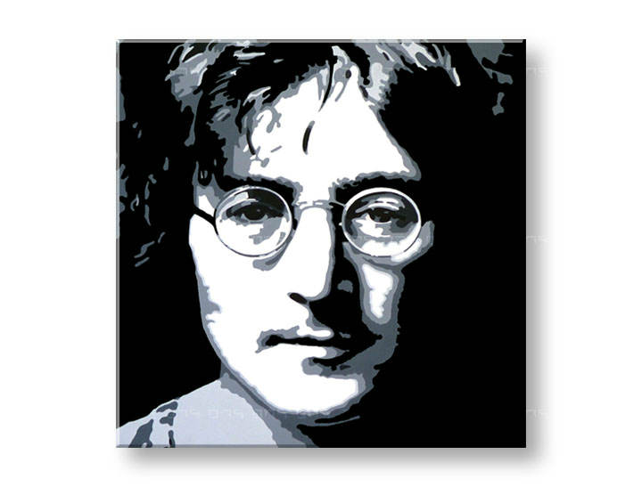 Kézzel festett vászonképek POP Art John Lennon  jl 