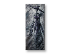 Kézzel festett kép NŐ 50x120 cm 