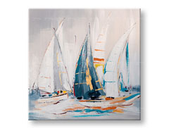 Kézzel festett kép ABSZTRAKT  80x80 cm
