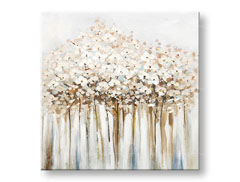 Kézzel festett kép VIRÁGOK  70x70 cm