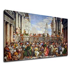 Vászonkép Paolo Veronese - Le nozze di Cana