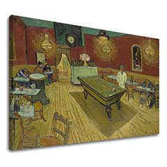 Vászonkép Vincent van Gogh - Éjszakai kávézó
