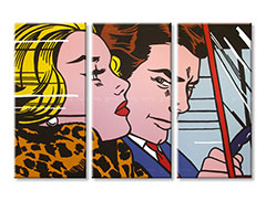 Kézzel festett vászonképek POP Art LICHTENSTEIN  li4 