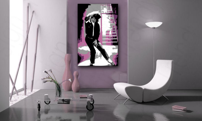 Kézzel festett vászonképek POP Art Michael Jackson  mj3 