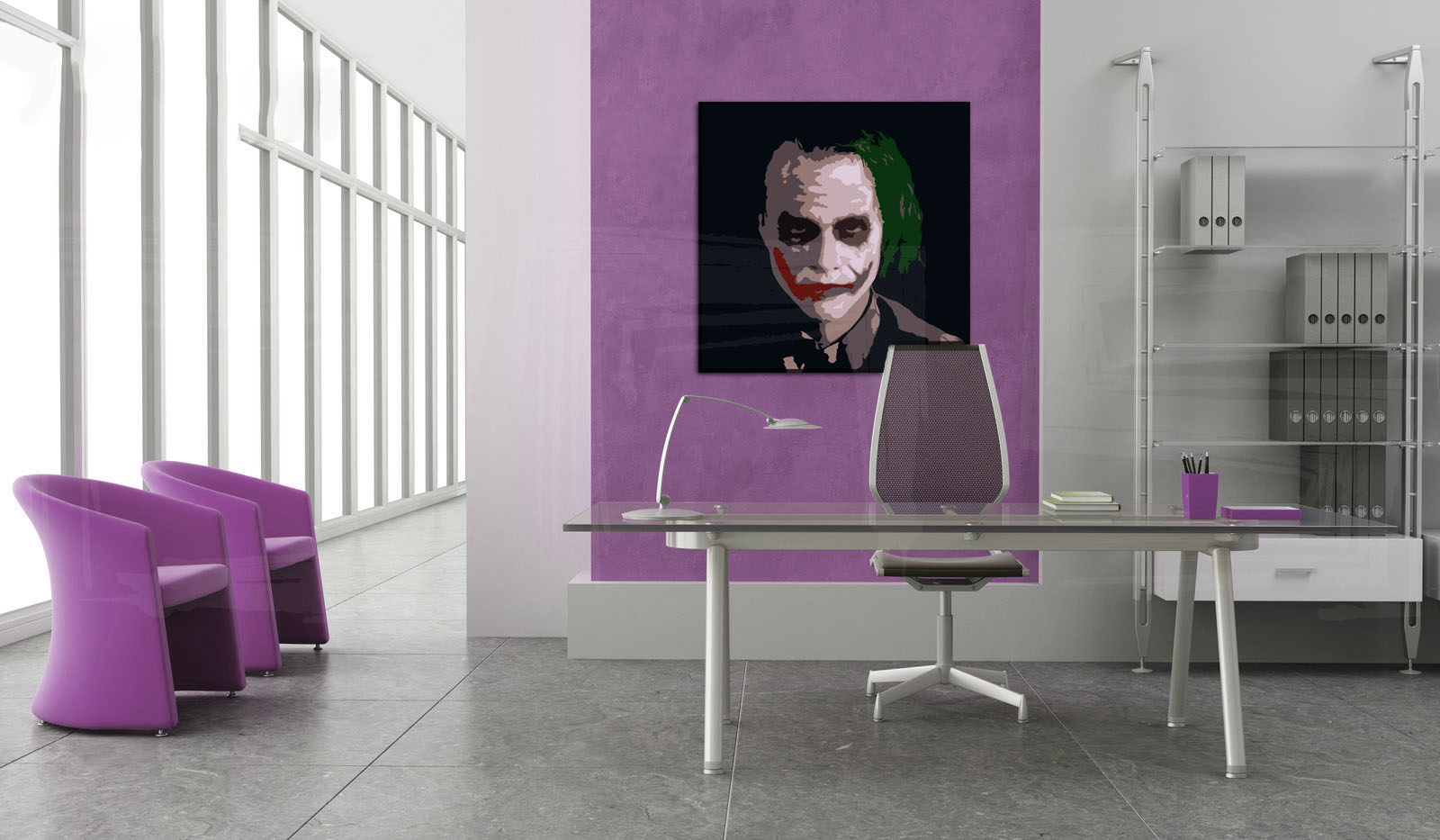 Kézzel festett vászonképek POP Art JOKER  jok 