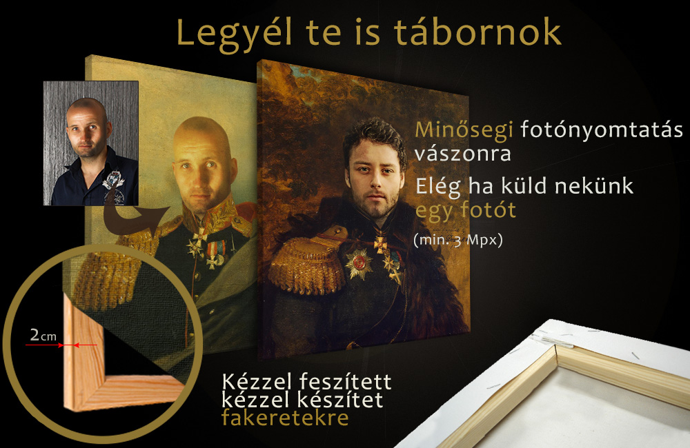 Legyél te is TÁBORNOK - Férfiak részére general