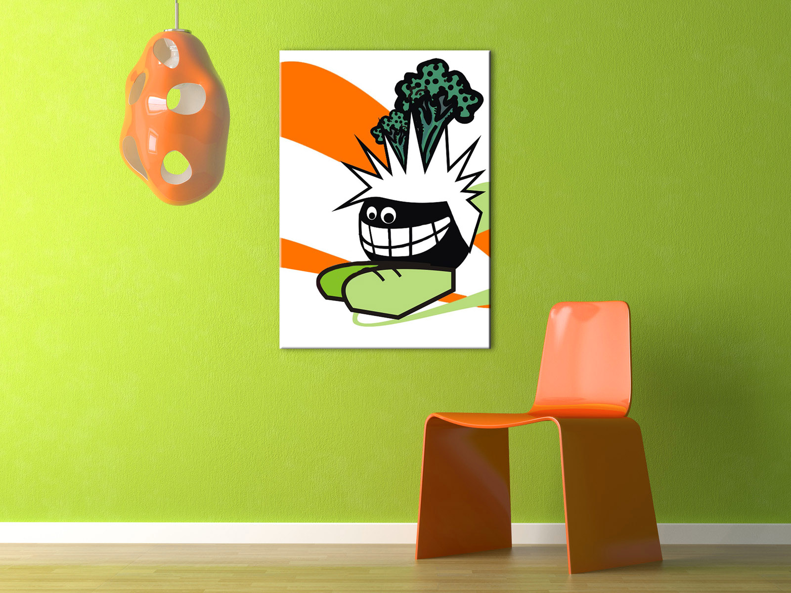 Kézzel festett vászonképek POP Art Funny 1 részes   funy -  70x100 cm