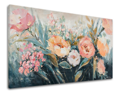 A kép vásznon FLOWERS 1 rész XOBCH1972WE1 | 100x50 cm