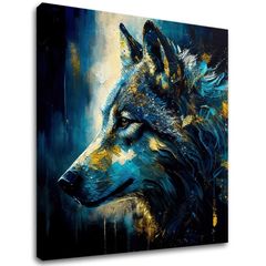 Dekoratív festmény vászonra - PREMIUM ART - Wilderness in Wolf Eyes