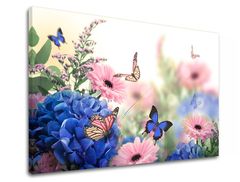 Falfestmény PINK FLOWERS_153-11 20x30 cm 20x30 cm