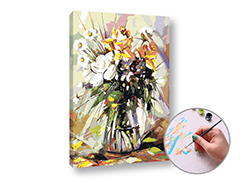 Festés a számok szerint LUCKY FLOWERS IN THE PASSION | közepes nehézség