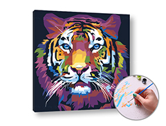 Festés a számok szerint TIGER JUNGLE | alacsony nehézség