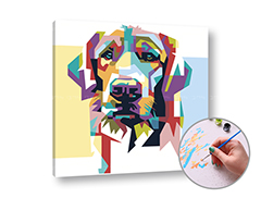 Festés számok szerint DOG LOVELY | alacsony nehézség