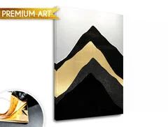 Festmények vászonra - PREMIUM ART - Absztrakt hegyek Discount 30% 50X80 cm