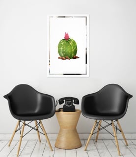 Tükor falikép Kaktus Mirrora 67 - 60x40 cm 