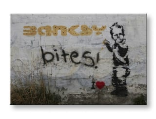 Vászonkép Street Art - Banksy 