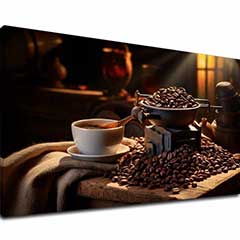 Kávéfestmények a konyhába A kávébabok varázsa