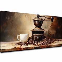 Kávéfestmények a konyhába A pihenés ideje