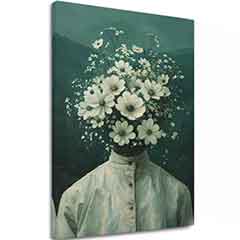 Kép FLOWER HEAD | Olasz vászon