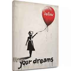 Kép FOLLOW YOUR DREAMS | Olasz vászon