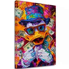 Kép MONEY DUCK | Olasz vászon