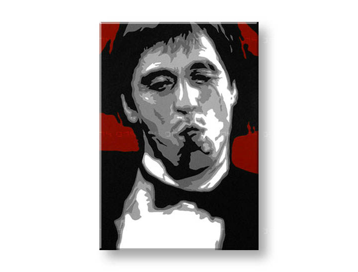 Kézzel festett vászonképek POP Art AL PACINO  al12 