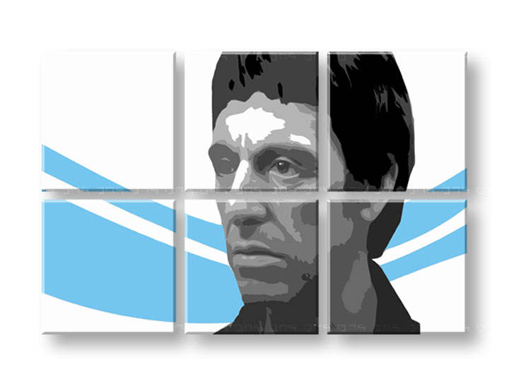 Kézzel festett vászonképek POP Art Scarface - AL PACINO  al40 