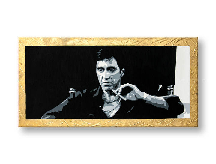 Kézzel festett vászonképek POP Art AL PACINO Gold  al_pacino2_gold 