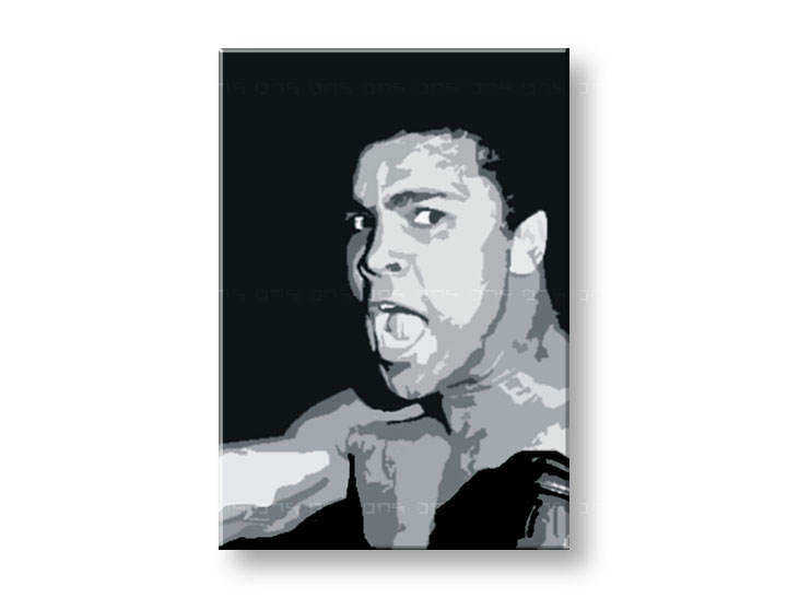 Kézzel festett vászonképek POP Art Muhamad Ali  ali 