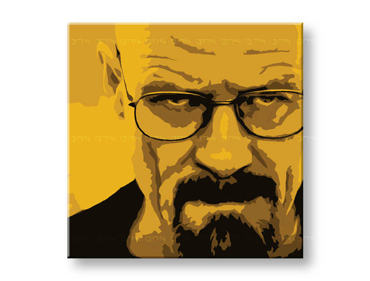 Kézzel festett vászonképek POP Art Breaking Bad  brb 