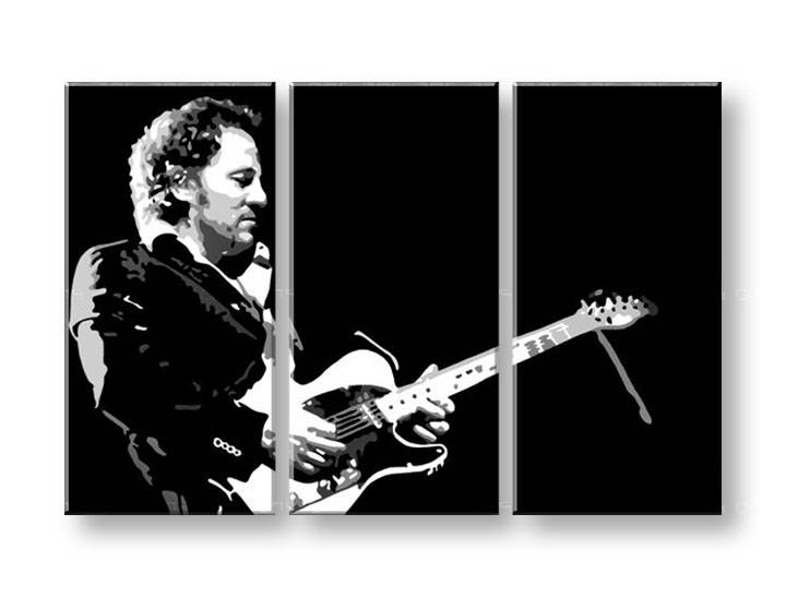 Kézzel festett vászonképek POP Art Bruce Springsteen  bs 