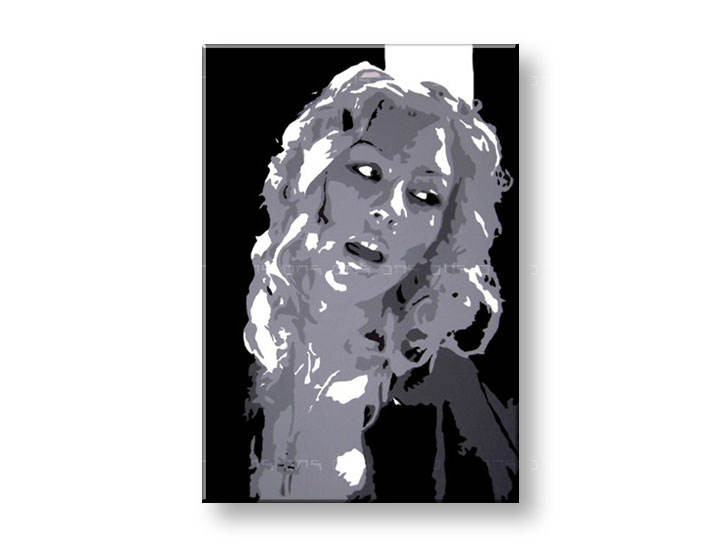 RuÄne maÄžovanĂ˝ POP Christina Aguilera 1 dielny ca2 