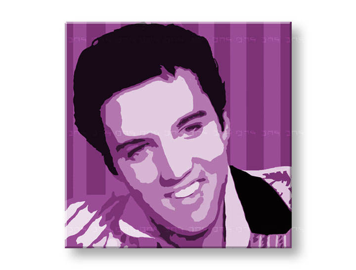 Kézzel festett vászonképek POP Art Elvis Presley  el4 