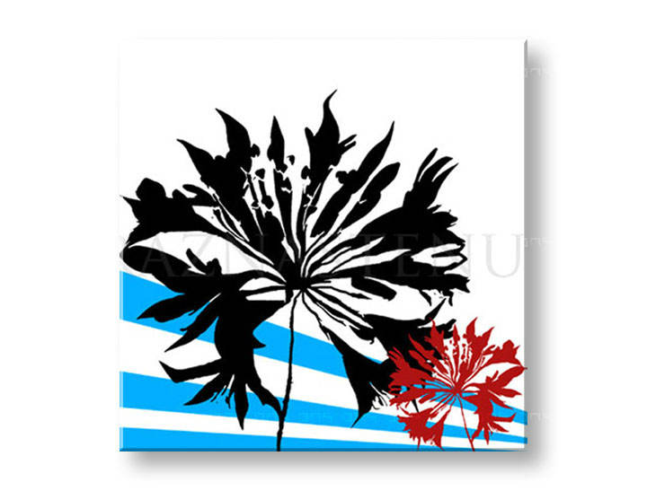 Kézzel festett vászonképek POP Art Flower  flo3 