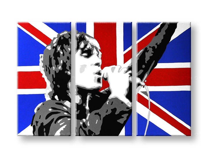 Kézzel festett vászonképek POP Art Ian Brown  ib4 