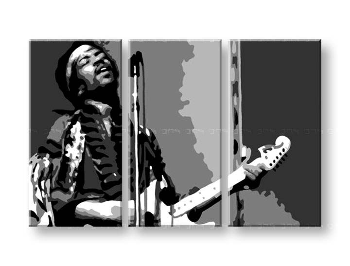 Kézzel festett vászonképek POP Art Jimmy Hendrix  jh 