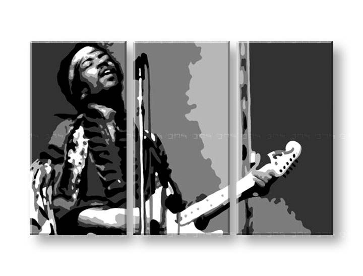 Kézzel festett vászonképek POP Art Jimmy Hendrix  jh 