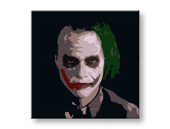 Kézzel festett vászonképek POP Art JOKER  jok 