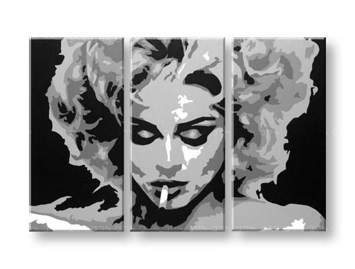 Kézzel festett vászonképek POP Art MADONNA  ma2 