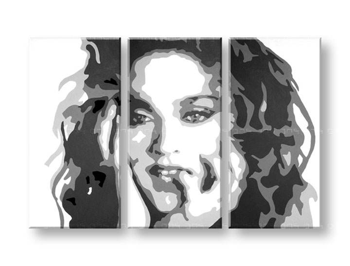 Kézzel festett vászonképek POP Art MADONNA  ma3 