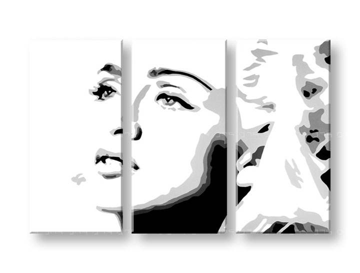 Kézzel festett vászonképek POP Art Madonna  ma4 