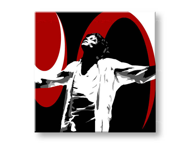 Kézzel festett vászonképek POP Art Michael Jackson 1 részes   mj1