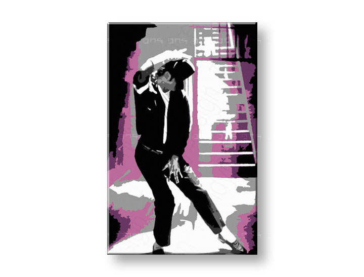 Kézzel festett vászonképek POP Art Michael Jackson 1 részes   mj3