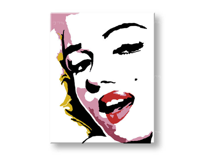 Kézzel festett vászonképek POP Art Marilyn Monroe  mon7 