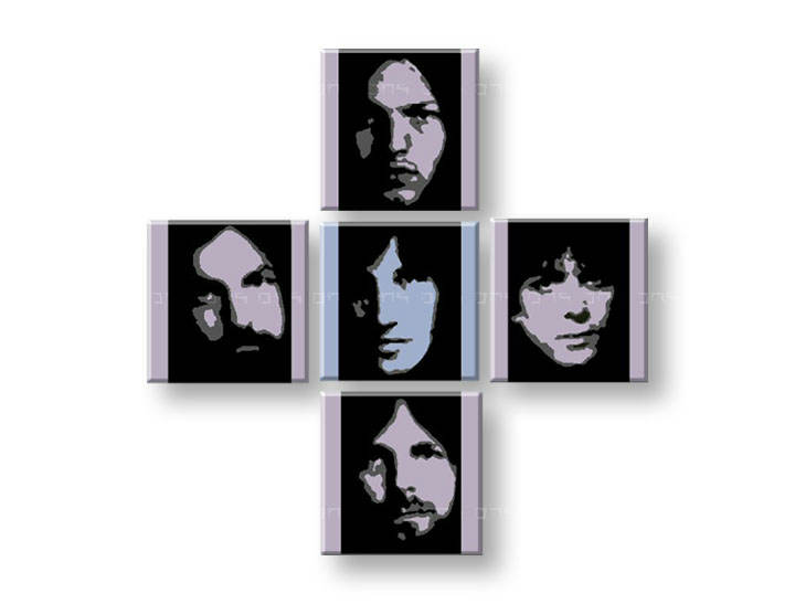 Kézzel festett vászonképek POP Art Pink Floyd  pf 