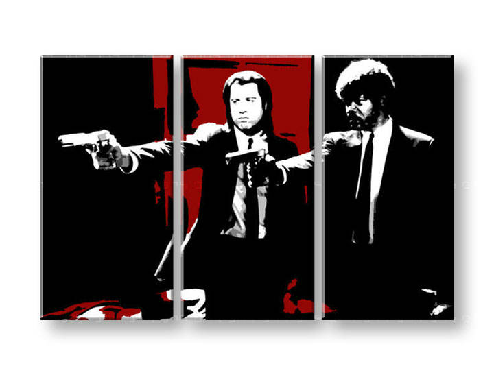 Kézzel festett vászonképek POP Art Pulp Fiction  pulp5 