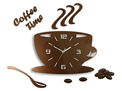 Modern falióra COFFE TIME 3D COPPER HMCNH045-copper