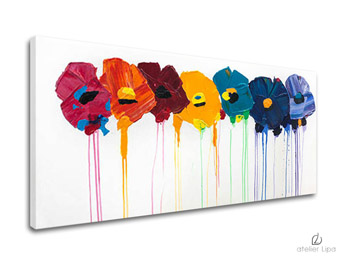 Szerzői reprodukció vászonra FLOWERS XOBFB523E1