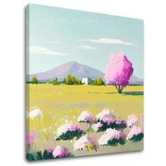 Tájkép vásznon Nyári mese | 50x50 cm